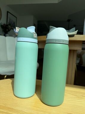 2 Owala Insulated Water Bottle - Green Duo